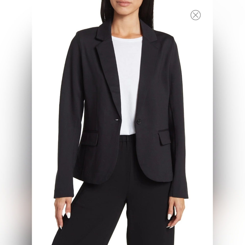 GEORGE ESSENTIAL PONTE BLACK BLAZER SIZE 18